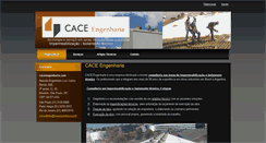 Desktop Screenshot of caceengenharia.com